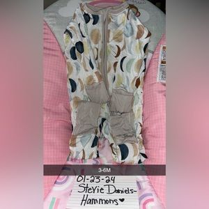 3-6M Little Sleepies Luna Neutral